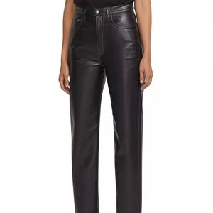 Agolde 90s leather pant size 28 lightly worn
